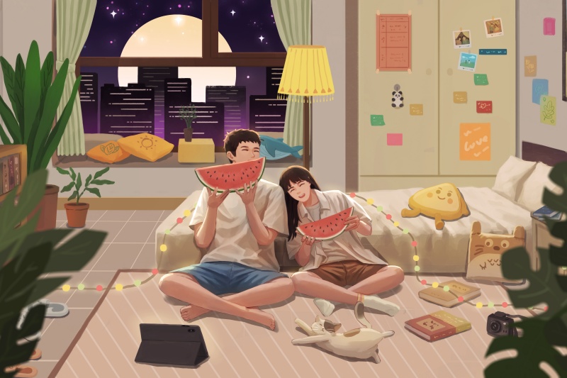 七夕何必送鲜花？将“森林”搬进新居，才是爱情最“氧”人的模样。